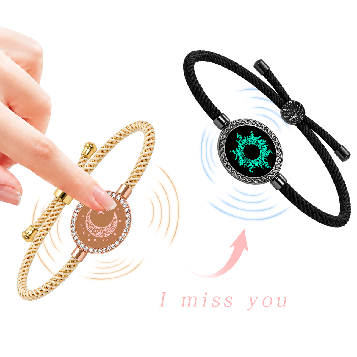 Emotion Connected Smart Jewelry Bracelet | Stay Connected With Loved Ones